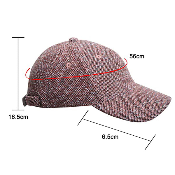 Sidiou Group Anniou Latest Women's Hat Double-Colored Knitted Hat Warm Baseball Cap Fashionable Flat Hat Casual Hat for Outdoor