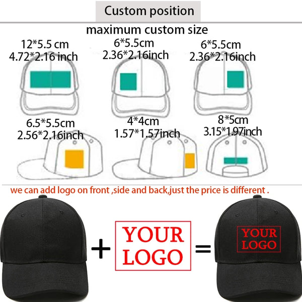 Sidiou Group Anniou Fashion New Custom Logo Embroidery Baseball Hat Casual Solid Color Unisex Adjustable Adult Baseball Caps with Own Design