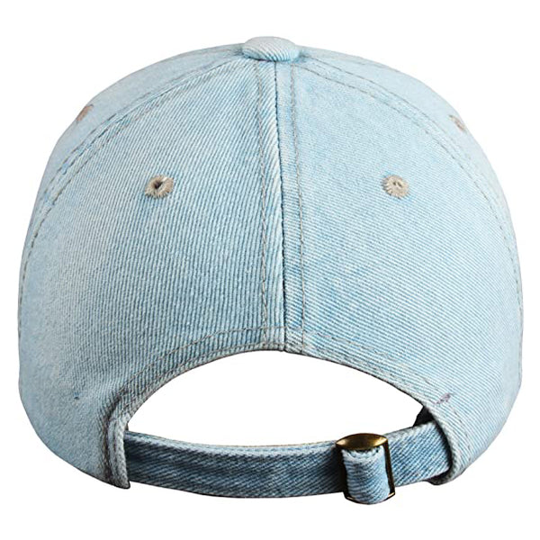 Sidiou Group Anniou Men Denim Baseball Cap Solid Color Casual Jeans Washed Cotton Hat Women Blank Caps Sports Hat Sun Cap