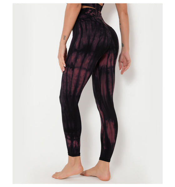 Sidiou Group Anniou Women Seamless High Waist Yoga Pants Sport Tights Workout Tie Dye Leggings Sport Fitness Push Up Leggings