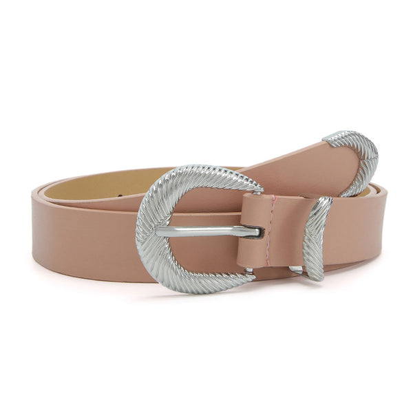 Sidiou Group Leather Belts For Women Fashion Jeans Alloy Pin Buckle PU Leather Strap Jeans Belts For Ladies Female