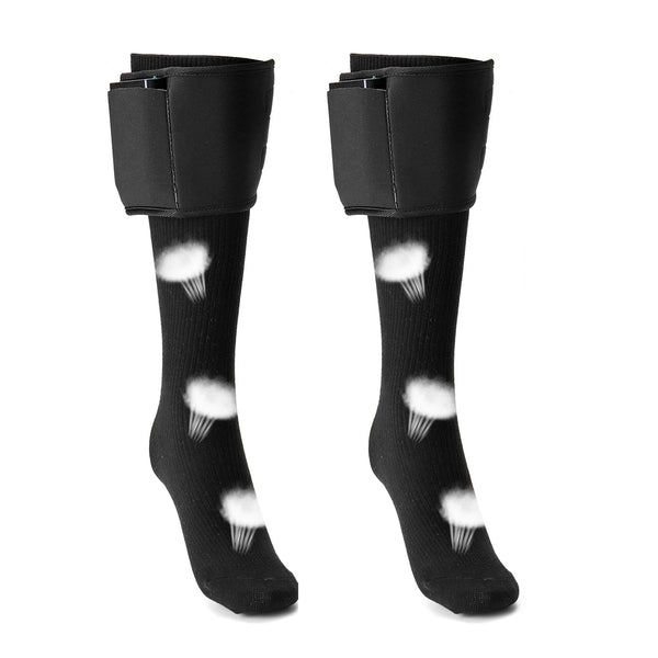 Sidiou Group Heating Socks Men Women Winter Foot Warmer Electric Socks Warming Ski Socks Guard Without Battery