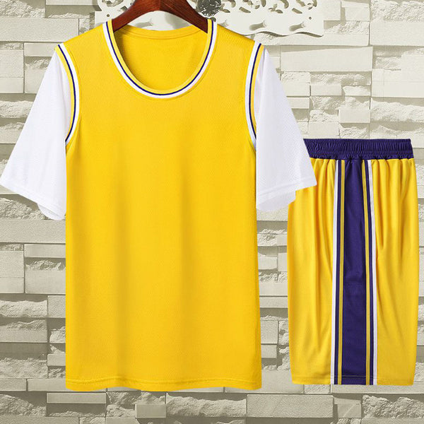 High Quality Short Sleeve Crew Neck Soccer Jersey Sets Men's Football Shirts Sportswear Custom Logo Wholesale Cheap Soccer Team Uniforms