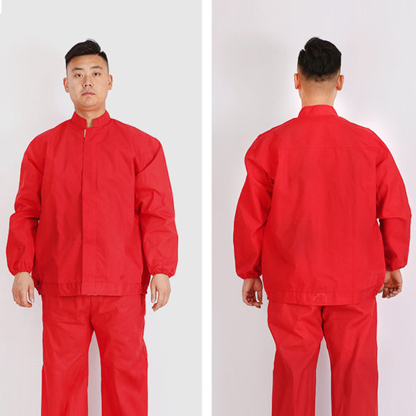 High Quality Food Factory Workwear Long Sleeve Clean Room Safety Coverall Custom Logo Dust-Free Workshop Work Shirt Manufacturers In China