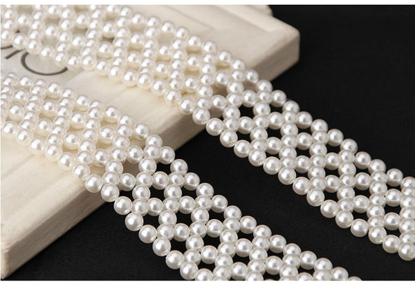 Sidiou Group Wholesale Custom Ladies Simple Pearl Metal Buckle Belt Fashion Women's Dress Belts