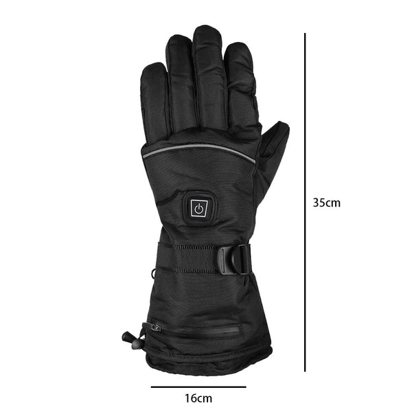 Sidiou Group Anniou Electric Heat Glove Adjustable Temperature Heated Gloves Motorcycle Riding Thermal Ski Gloves
