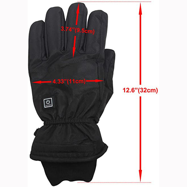 Sidiou Group Anniou Electrical Heating Gloves Rechargeable Battery Heating Gloves Heated Ski Gloves