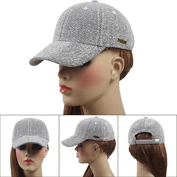 Sidiou Group Anniou Latest Women's Hat Double-Colored Knitted Hat Warm Baseball Cap Fashionable Flat Hat Casual Hat for Outdoor
