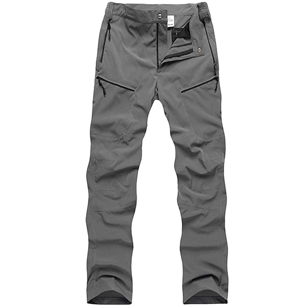 Sidiou Group Anniou Spring Thin Mens Quick-Drying Pants Casual Outdoor Waterproof Trousers Climbing Hiking Breathable Riding Trekking Pants