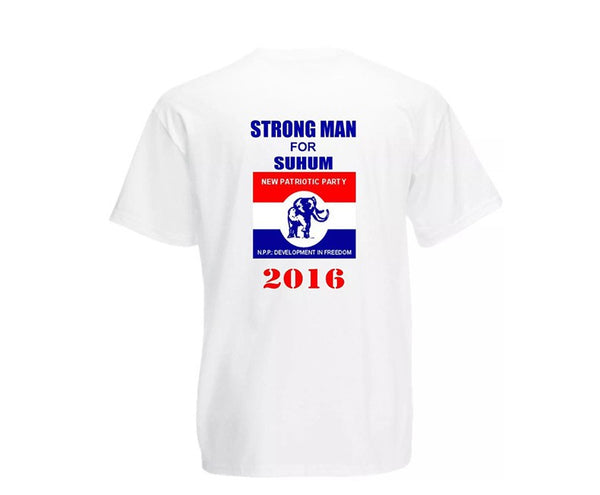 Sidiou Group Anniou Custom Cheap Promotional Item Campaign Election Cotton White Printing T Shirt