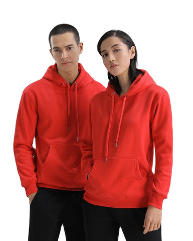 Sidiou Group Anniou Solid Color Casual Men's and Women's Embroidered Hoodie Sports Hoody Drawstring Cotton Pullover Hoodies & Sweatshirts