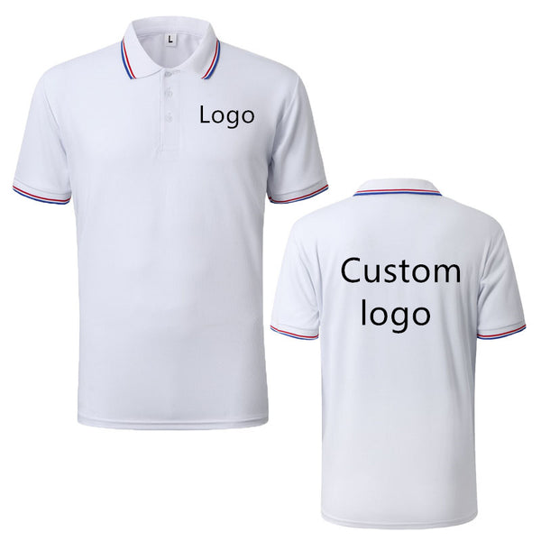 Custom Wholesale Sports Shirts  Men's Short Sleeves Polo T-shirts Breathable 100% Cotton Men's Polo Shirt With Any Logo