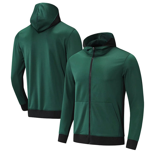 Custom Spring Basketball Jackets Coat New Hoodies Embroidered Sweatshirts Personalised Sports Clothing Full Zip Basketball Uniform Men Bomber Jacket