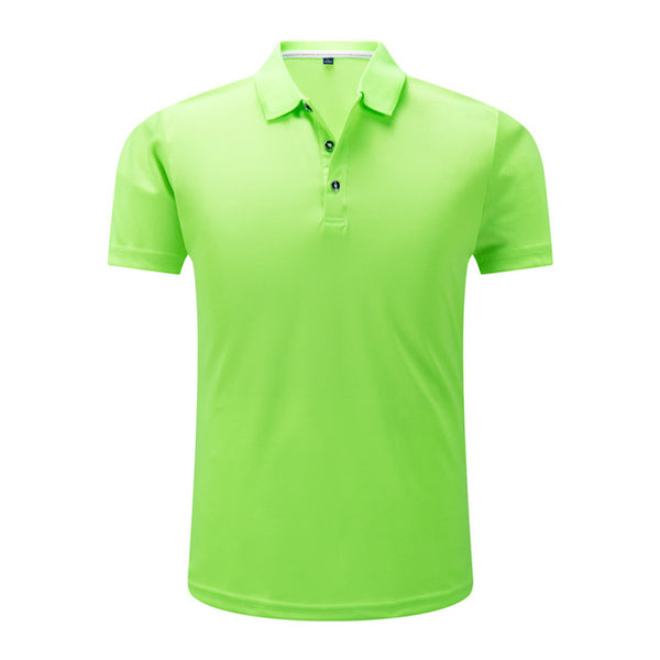 Custom Wholesale China Cheap Golf Blank Polo T-shirt Mens Short Sleeve Training T-shirt Fitness Summer Quick Dry Polyester Embroidered Polo Golf Shirts