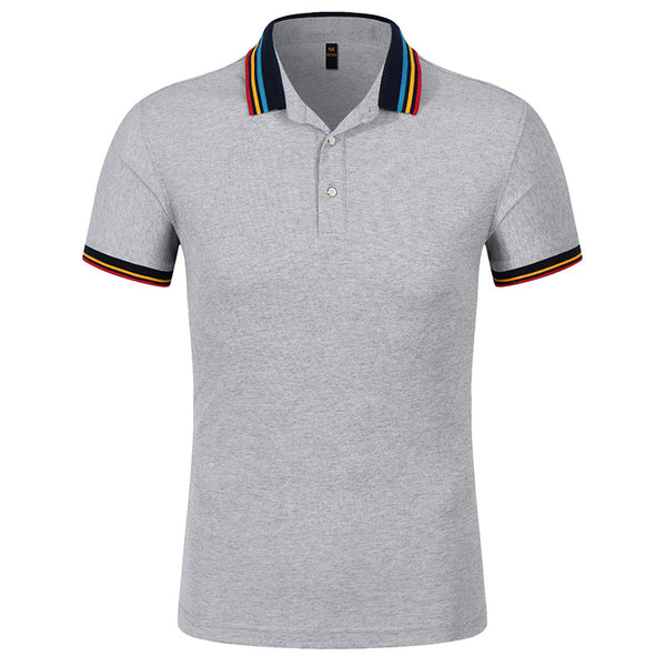 Sidiou Group Top Quality New Breathable Summer Solid Custom Logo Work Shirts Mens Cotton Shirts Tops Custom Embroidered Polo Shirts