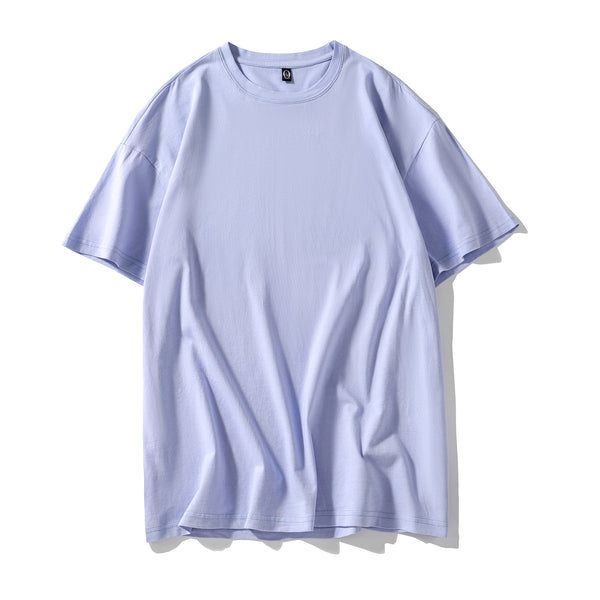 Wholesale High Quality Men Women Short Sleeve Oversized T-Shirts Fashion Basic Clothes Blank T shirt Plain 100% Cotton for Summer