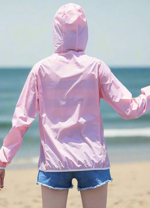 womens UV UPF 50+ Hooded Jacket