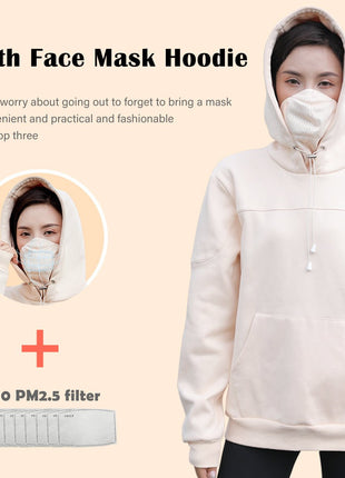 Men and Women's Mask Hoodie - Sidiou Group