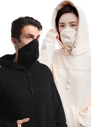 Men and Women's Mask Hoodie - Sidiou Group