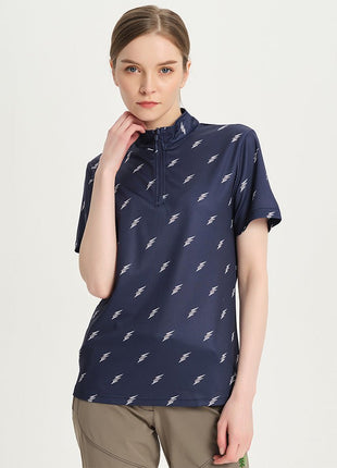 Women's Custom Printed Polyester Golf Polo Shirts - Sidiou Group