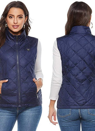 Women's Quilted Heated Vest - Sidiou Group