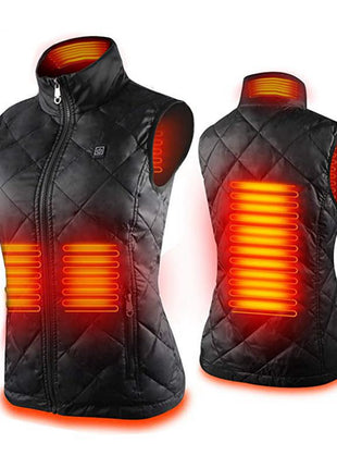 Women's Quilted Heated Vest - Sidiou Group