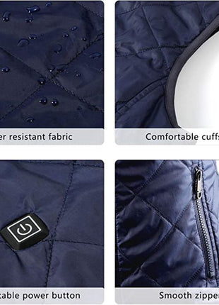 Women's Quilted Heated Vest - Sidiou Group