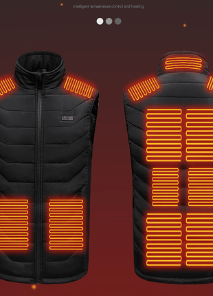 11 Area Dual Control Heated Gilet - Sidiou Group
