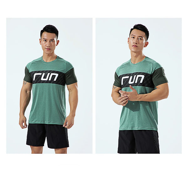 Custom High Quality Training Gym Sport Shirt Tops Quick Dry Men Running T- Shirt Manufacturer