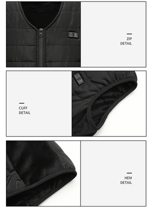 12 Area V Neck Heated Gilet - Sidiou Group