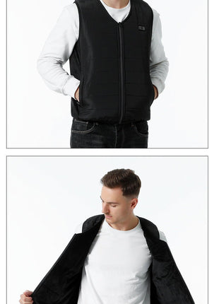12 Area V Neck Heated Gilet - Sidiou Group