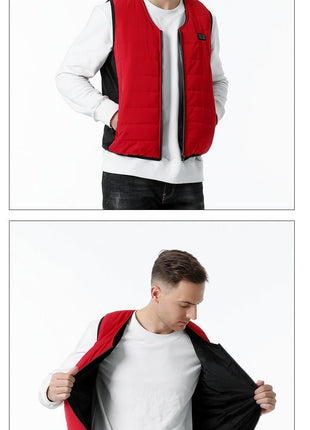 12 Area V Neck Heated Gilet - Sidiou Group
