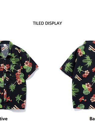 Men's Hawaiian Floral Beach Shirt