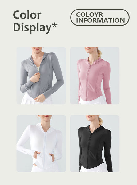 Women Summer Outdoor Sun Shirts Long Sleeve UV Protection Jacket Cooling Breathable Lightweight Running Golf Sunscreen Clothing