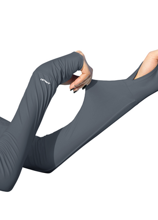 1408 ash gray sun protection arm sleeves