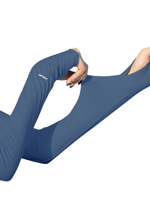 1408 navy blue sun protection arm sleeves