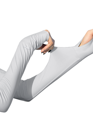 1408 smoke gray sun protection arm sleeves