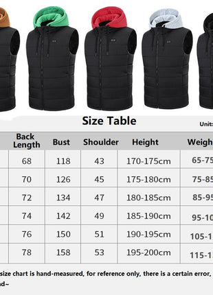 15 Area Hooded Heated Vest - Sidiou Group