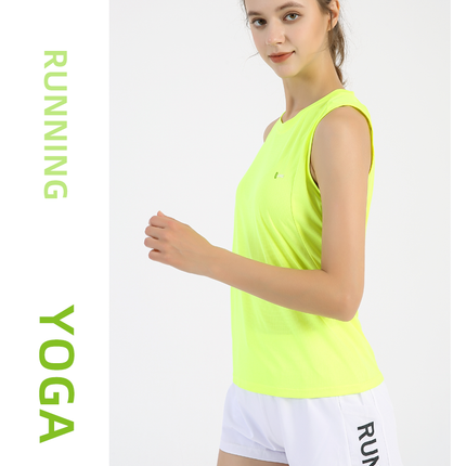 ANNIOU Solid Color Unisex Running Sports Vest Casual Lightweight Breathable Crewneck Quick Dry Yoga Fitness Sleeveless Tank Top