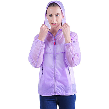 Sidiou Group Anniou UV Protection Windbreaker Jacket upf50+ Lightweight Quick Dry Sun Protection Clothing for Women Men - Sidiou 