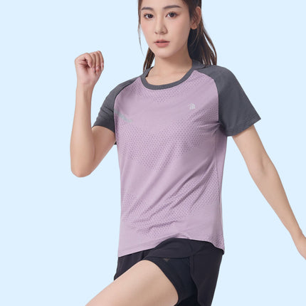 ANNIOU Sports Quick Dry Tops for Women Breathable Lightweight Fitness Yoga Stretch Short-sleeved Outdoor Running T-shirts