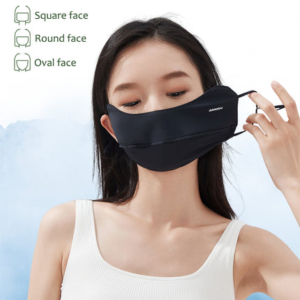 Sidiou Group ANNIOU Wholesale Women UPF 50+ UV Protection Face Mask Dust proof Eye Corner Protect Face Cover for Outdoor Cycling Running