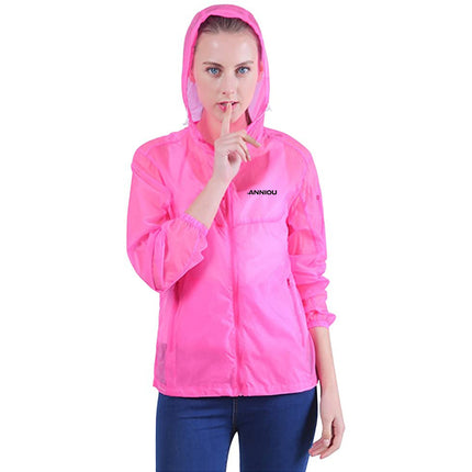 Sidiou Group Anniou UV Protection Windbreaker Jacket upf50+ Lightweight Quick Dry Sun Protection Clothing for Women Men - Sidiou 