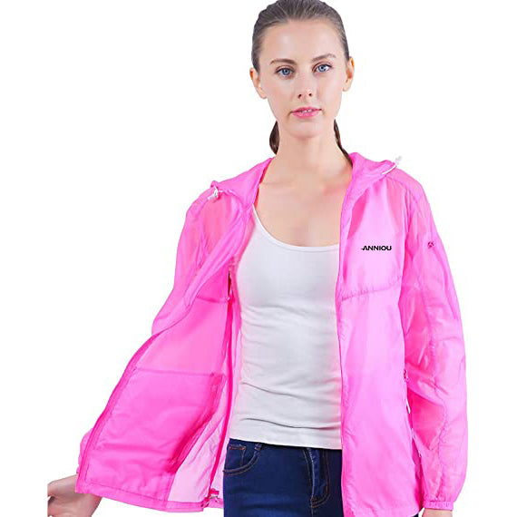 Sidiou Group Anniou UV Protection Windbreaker Jacket upf50+ Lightweight Quick Dry Sun Protection Clothing for Women Men