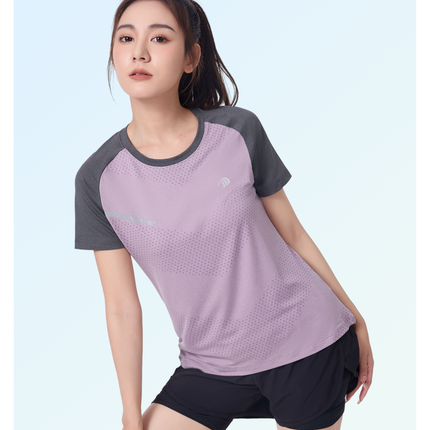 ANNIOU Sports Quick Dry Tops for Women Breathable Lightweight Fitness Yoga Stretch Short-sleeved Outdoor Running T-shirts