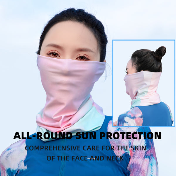 Sidiou Group ANNIOU Wholesale Fashion  UPF50+ Multi-purpose Magic Bib Full Face Golf Mask UV Protection Bandana Ice Silk Anti UV Lightweight Face Cover Neck Gaiter
