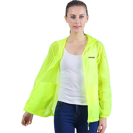 Sidiou Group Anniou UV Protection Windbreaker Jacket upf50+ Lightweight Quick Dry Sun Protection Clothing for Women Men - Sidiou 