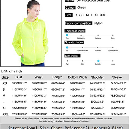 Sidiou Group Anniou UV Protection Windbreaker Jacket upf50+ Lightweight Quick Dry Sun Protection Clothing for Women Men - Sidiou 