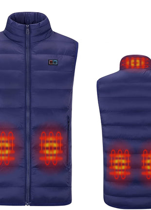 5 Area Heated Down Vest - Sidiou Group