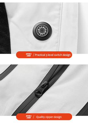 5 Area Hooded Heated Outdoor Jacket - Sidiou Group
